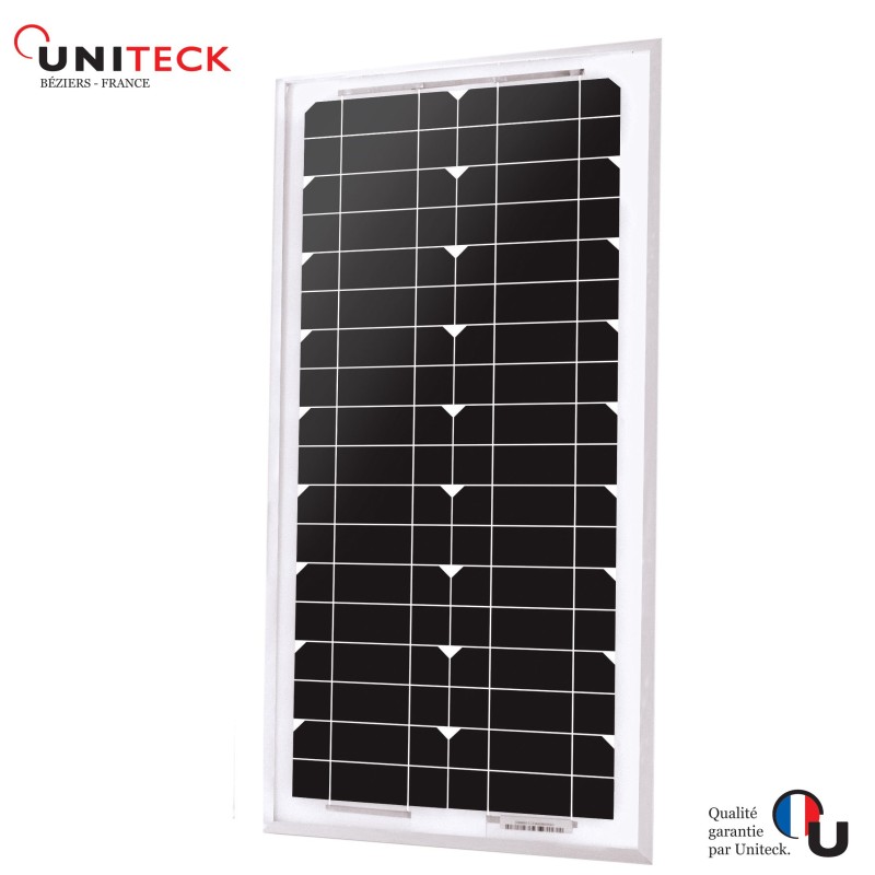 Mini panneau solaire Uniteck 5W 12V monocristallin Mini panneau solaire Uniteck 5W 12V monocristallin