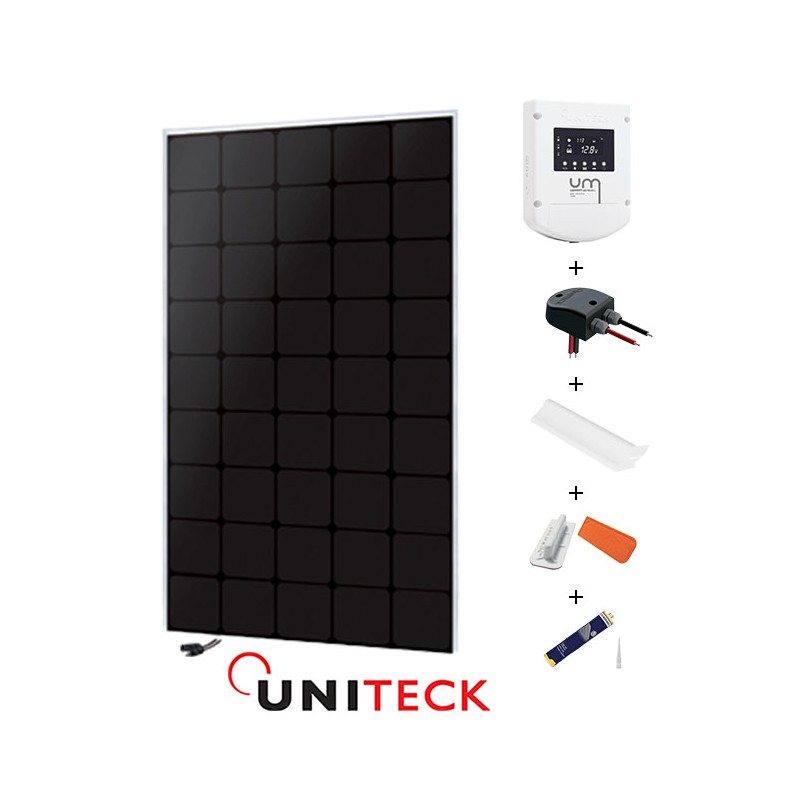 Kit solaire 165W 12V back-contact camping-car Uniteck Kit solaire 165W 12V back-contact camping-car Uniteck