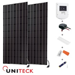 Kit solaire 300W 12V 2 panneau camping-car Uniteck