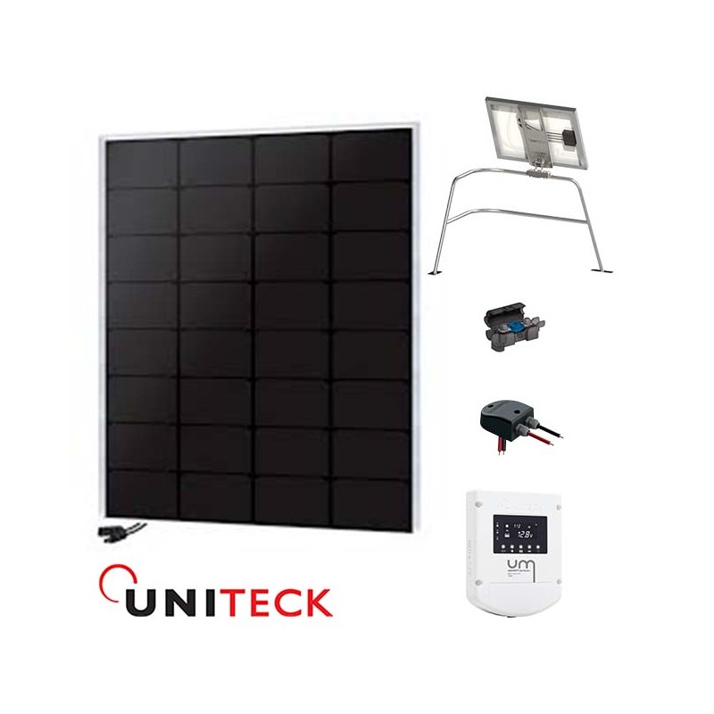 Kit solaire bateau 55W 12V back-contact Uniteck Kit solaire bateau 55W 12V back-contact Uniteck