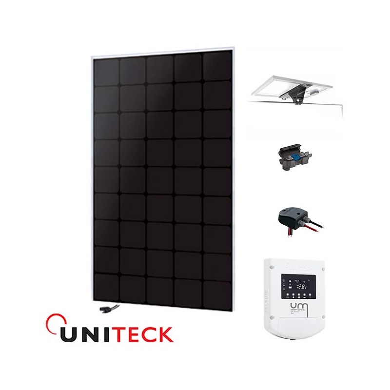 Kit solaire bateau 120W 12V back-contact inclinable Uniteck Kit solaire bateau 120W 12V back-contact inclinable Uniteck