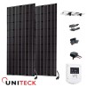 Kit solaire bateau 200W 12V MPPT inclinable Uniteck