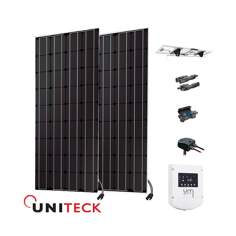 Kit solaire bateau 300W 12V inclinable Uniteck
