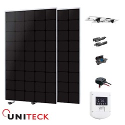Kit solaire bateau 330W 12V MPPT back-contact inclinable Uniteck
