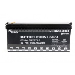 Batterie Lithium 200Ah 12V BMS Bluetooth 250A Energie Mobile