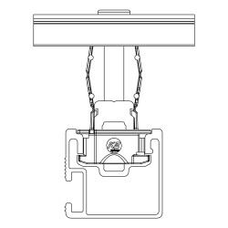 Étrier intermédiaire 30-42mm K2 Systems
