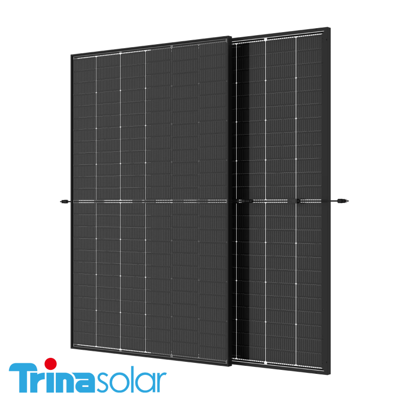 Panneau solaire 425W 24V Biverre Bifacial monocristallin Trinasolar