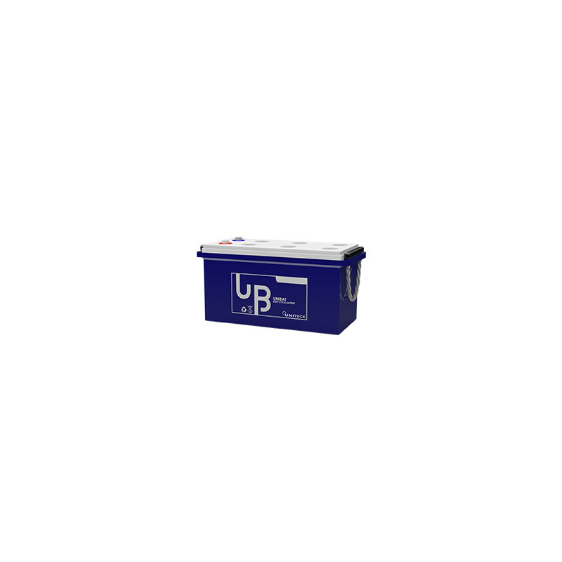 Batterie solaire 220Ah GEL plomb/carbone 12V Uniteck