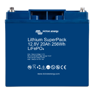Batterie Lithium 20Ah 12V Superpack Victron Bms intégré