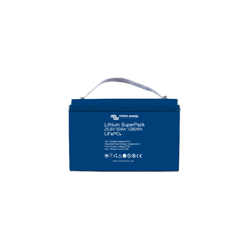 Batterie Lithium 50Ah 24V Superpack Victron Bms intégré Batterie Lithium 50Ah 24V Superpack Victron Bms intégré