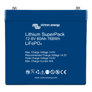 Batterie Lithium 60Ah 12V Superpack Victron Bms intégré