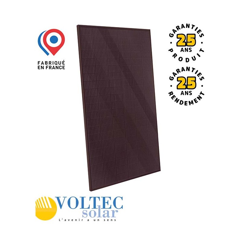 Panneau solaire 355W 24V Black Ruby monocristallin Voltec Solar