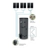 Chauffe-eau solaire photovoltaïque 200L