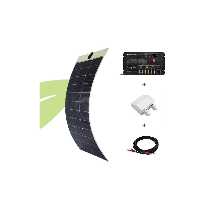 Kit solaire flexible 115W 12V van / camping-car / bateau