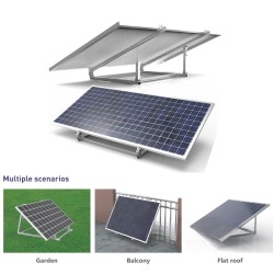 Fixation sol et balcon pour panneau solaire 300W à 500W