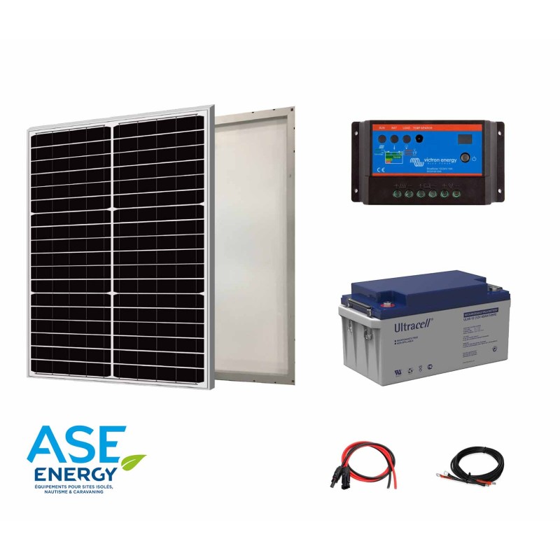 Kit solaire 110W 12V pour site autonome