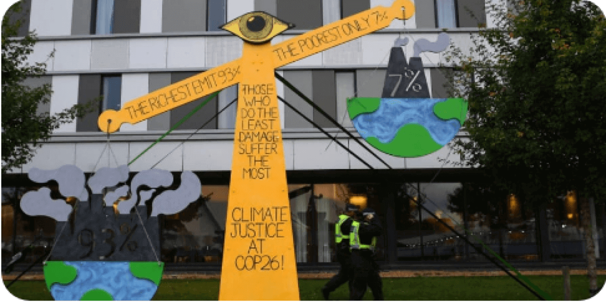Justice climatique : des mobilisations citoyennes en marge de la dernière COP26
